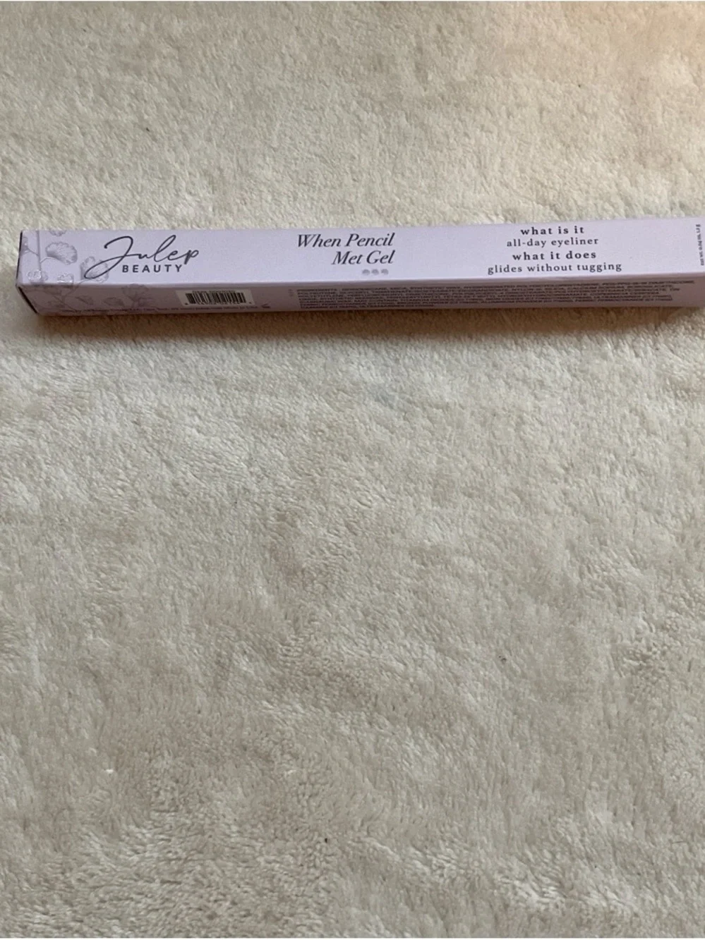 Julep Silver Eyeliner Pencil with Clear Cap